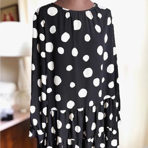 Who What Wear | Black Polka Dot Dress